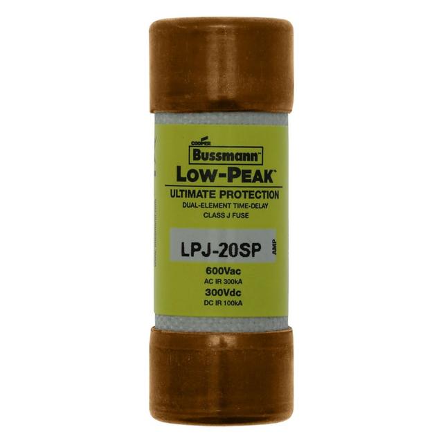 LOW-PEAK CLASS J T/D 20A 600VAC/300V Klasa J T/D LPJ-20SP EATON