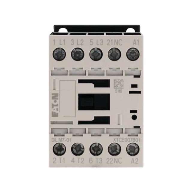 Stycznik mocy 7A 3P 230V AC 0Z 1R DILM7-01(230V50HZ,240V60HZ) 276585 EATON