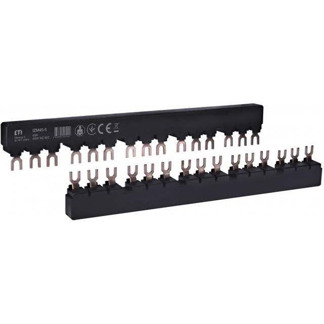 Izolowana szyna łączeniowa (do 5xMPE25) IZM45-5 002921301 ETI
