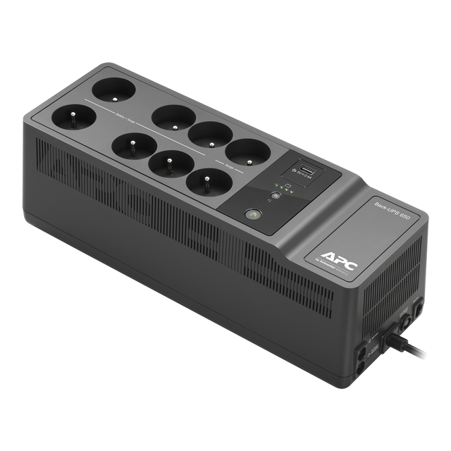 APC, zasilacz awaryjny, 650 VA, 230 V, 1 port ładowania USB