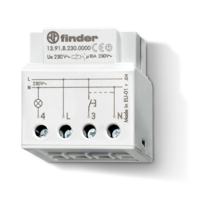 Elektroniczny przekaźnik bistabilny serii 13: 1Z 16A 230V AC 13.91.8.230.0000 /5szt./ FINDER