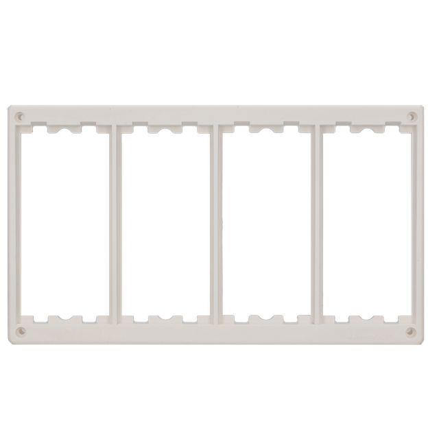 Simon Connect Ramka 4-modułowa czysta biel SM402/9 KONTAKT