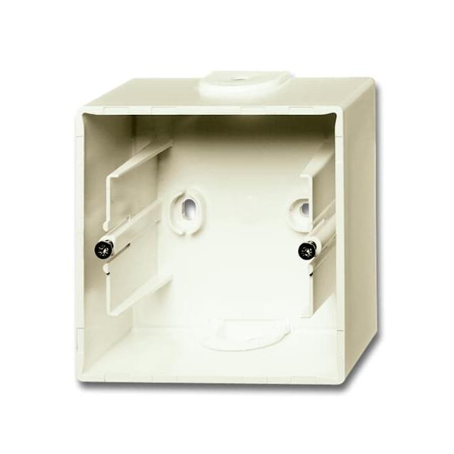 BASIC55 Adapter nadtynkowy 1-krotny kremowy