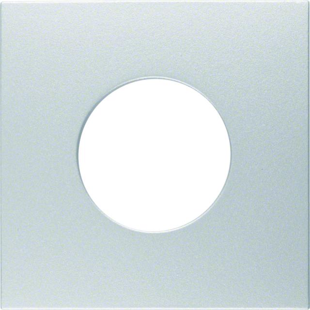 BERKER B.Kwadrat/B.7 Płytka czołowa do łącznika i sygnalizatora świetlnego E10 aluminium 11241404 HA