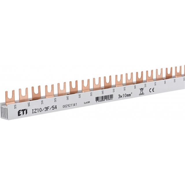 Szyna łączeniowa widełkowa 3P 63A 10mm2 (54 mod.) IZ10/3F/54 002921141 ETI