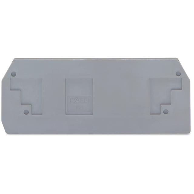 Ścianka końcowa/wewnętrzna gr. 2,5mm szara /25szt./ 283-325 WAGO