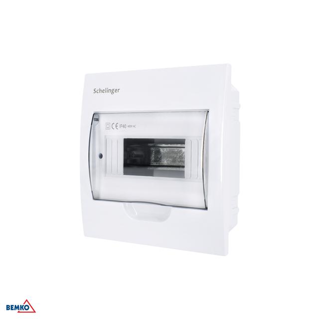 ROZDZIELNICA PODTYNKOWA IP40 ZACISKI 8N+8PE 1x8P