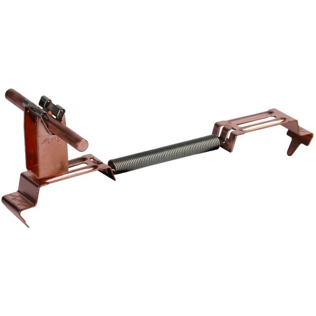Wspornik dachowy SPANNgrip do drutu 8 mm, wys. 32 mm, stal nierdzewna NIRO miedziowany, NIRO/gal Cu