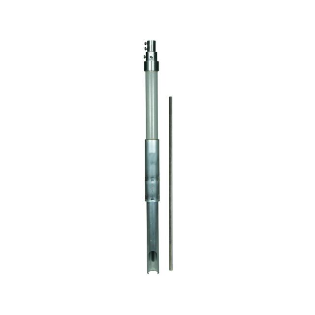 Rura wsporcza z bocznym wyprowadzeniem HVI long, fi 50 mm dł. 3200 mm, GFK / Al. z iglicą NIRO fi 10 105325 DEHN