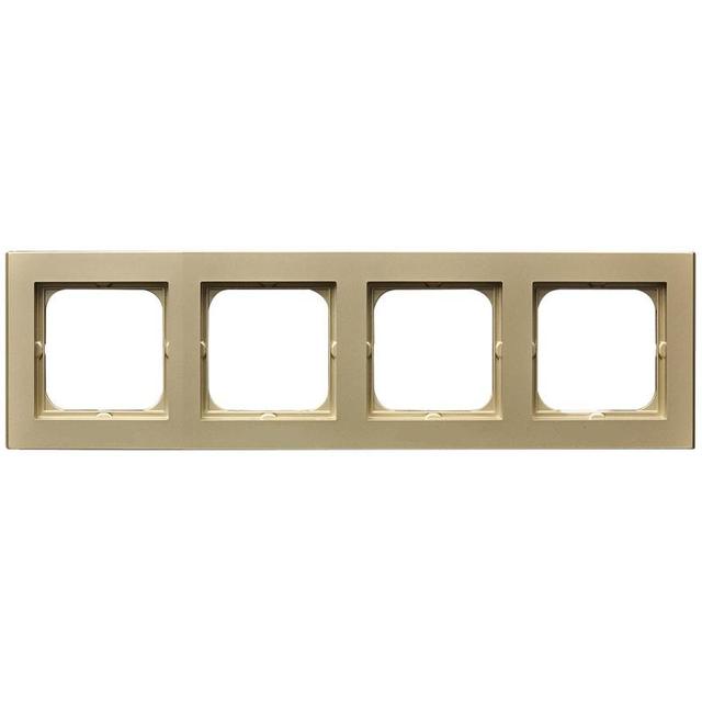 SONATA Ramka poczwórna - kolor szampański złoty