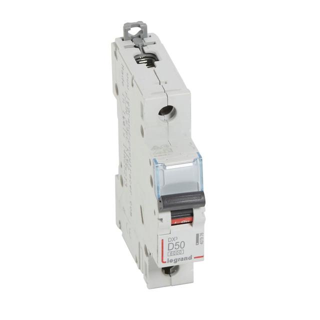 Wyłącznik Nadprądowy S 301 1P D50A 6kA DX3 407976 LEGRAND