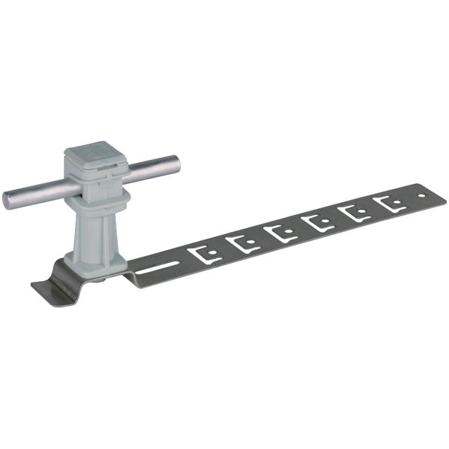 Wspornik dachowy UNIsnap dł. 205 mm, stal nierdzewna NIRO/ tworzywo, szary