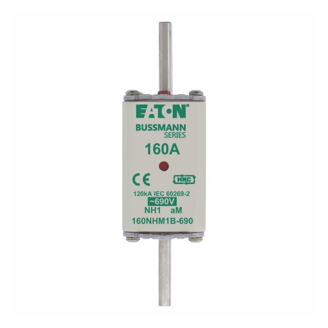 NH FUSE 160AMP 690V aM SIZE1 Wkładka NH1 160A 690V AM podwójny wskaźnik 160NHM1B-690 EATON