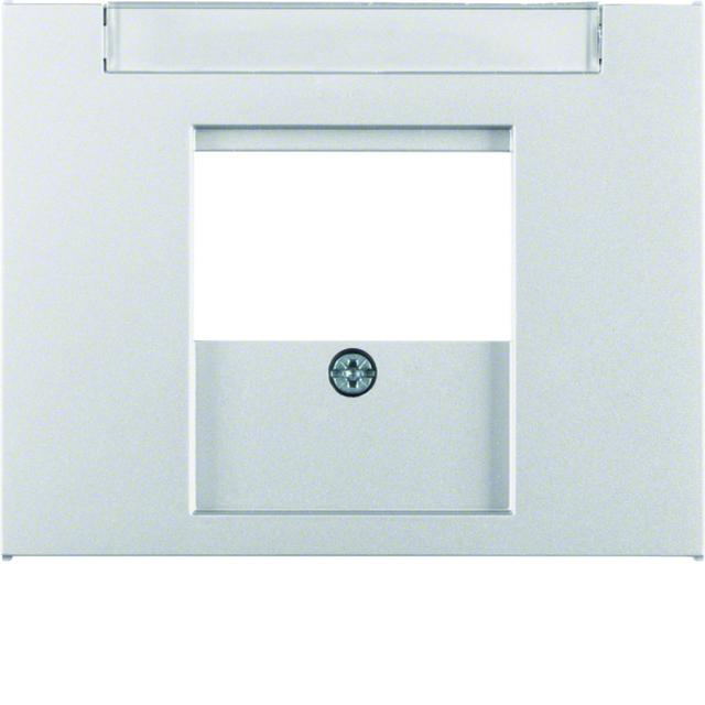 BERKER K.5 Płytka czołowa do gniazda głośnikowego aluminium 6810347003 HAGER