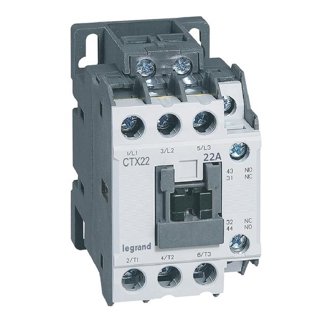 Stycznik CTX3 3P 22A 1Z 1R 380V AC 416118 LEGRAND