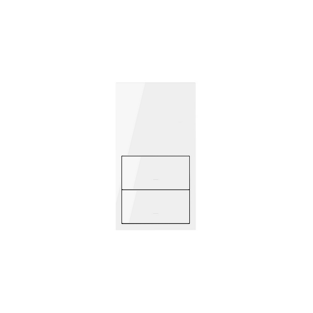 Simon 100 Panel 2-krotny: 2 klawisze biały 10020213-130 KONTAKT