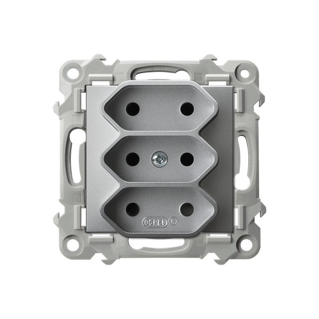 SZAFIR Gniazdo potrójne EURO