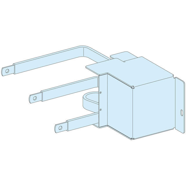 Rozdzielnice PrismaSet, przyłącza do poziomo wtykanego aparatu NSX250 ze złączami 3P
