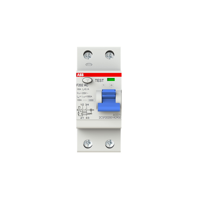F202 A-100/0,5 wyłącznik różnicowo-prądowy STANDARD