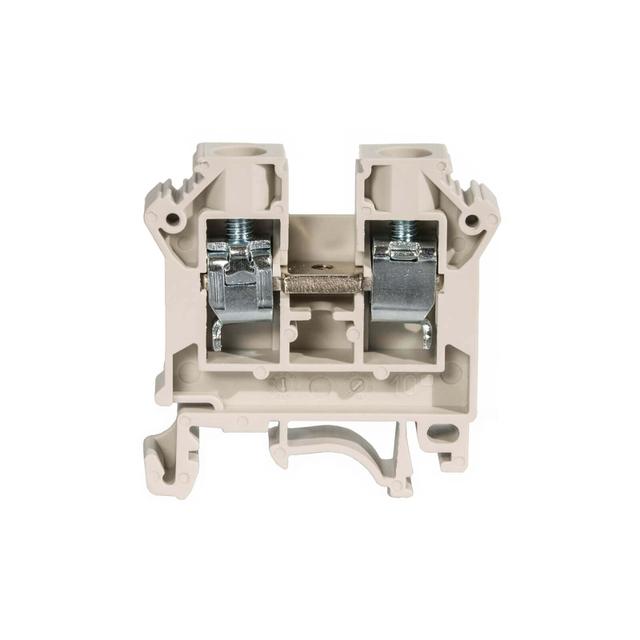 ZSG1-10.0Ns ,  Złączka szynowa gwintowa, seria NOWA, 10,0 mm2, TS 32,35, 1 tor, szary