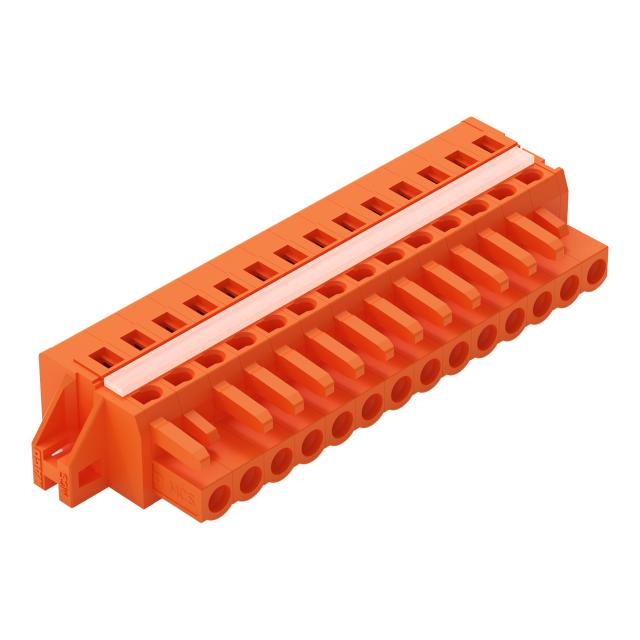 MCS-MIDI Classic gniazdo 22-bieg. pomarańczowe raster 5,08 mm /10szt./ WAGO