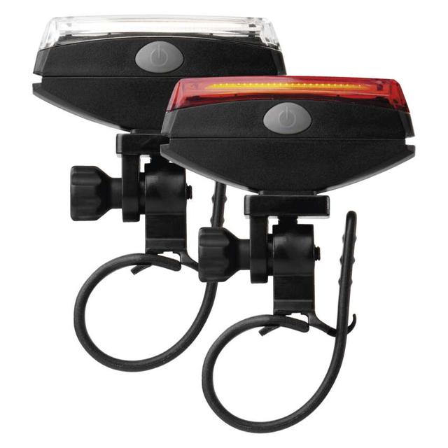 Lampa rowerowa LED COB, komplet przód + tył, 22 lm 2× CR2033 P3922 EMOS