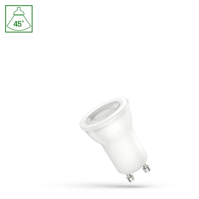 LED MR11  GU10 230V 4W SMD 38st  NW z soczewką SPECTRUM