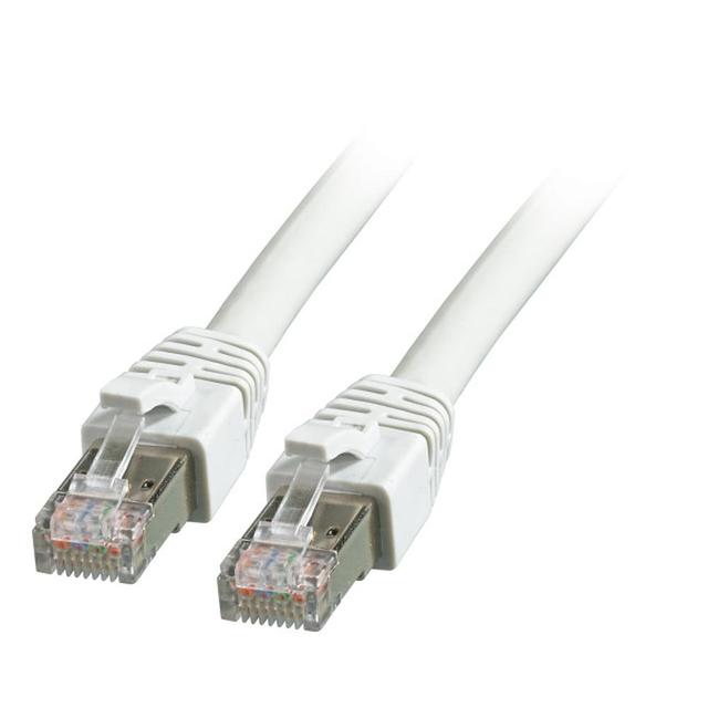 Patchcord RJ45 S/FTP, Cat.8.1, BC, LSZH, szary 1m