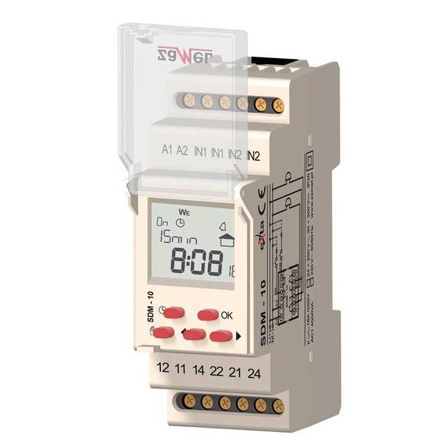 STEROWNIK DZWONKA SZKOLNEGO 230V AC TYP: SDM-10