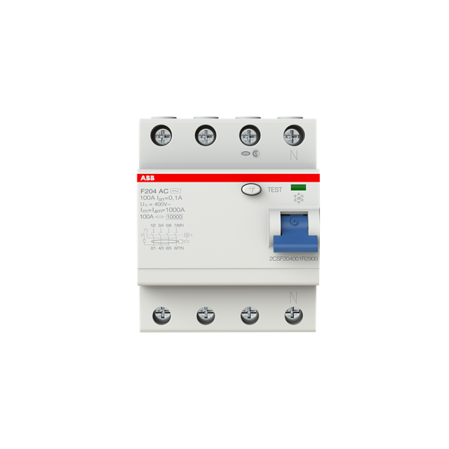 F204 AC-100/0,1 wyłącznik różnicowo-prądowy STANDARD