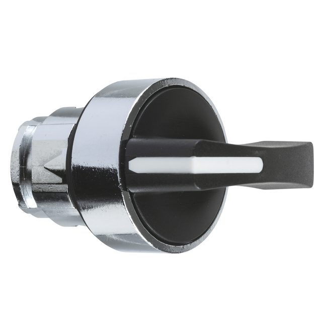 Harmony XB4 Przełącznik 3 położeniowy z długim piórem czarny metalowy ZB4BJ3 SCHNEIDER