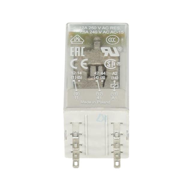 Przekaźnik CR-M024DC2L, A1-A2=24V DC, 2 styki c/o 250V/12A, LED 1SVR405611R1100 ABB