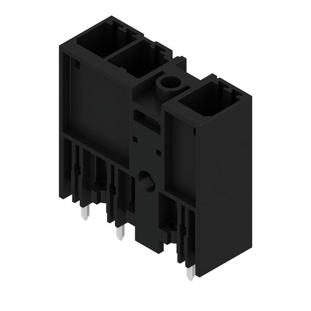 SV 7.62HP/03/180MF3 3.5SN BK BX Wtyki PCB (złącza płyty), 7.62 mm, Liczba biegunów: 3, kąt odejścia: 180° /60szt./ 1048420000 WEIDMÜLLER
