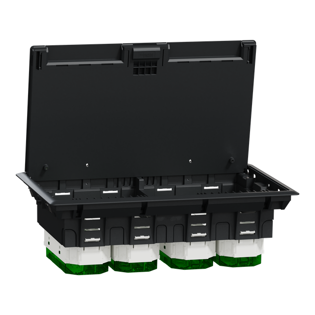 Puszka podłogowa, Unica system+, 12 modułów