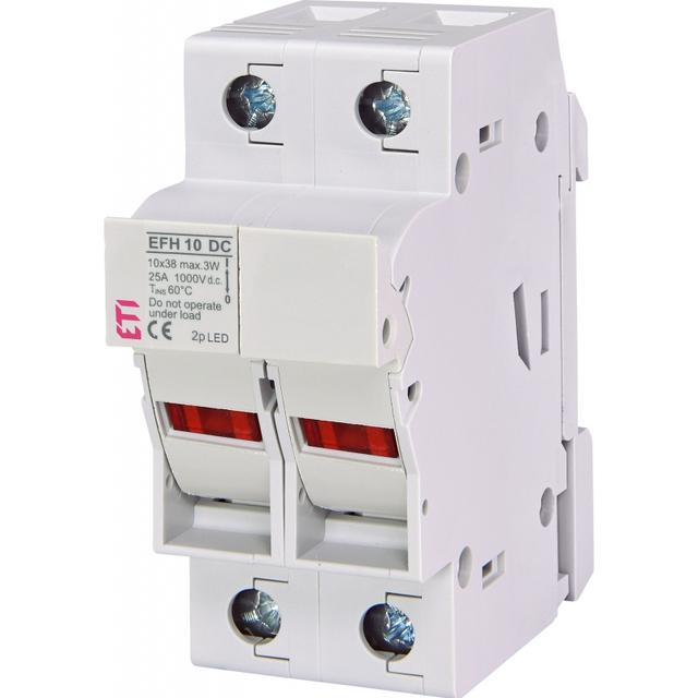 Podstawa bezpiecznikowa DC z adapterem EFH 10 DC 2P LED AD 002540513 ETI
