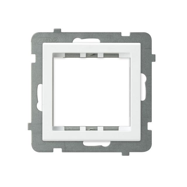SONATA Adapter podtynkowy systemu 45 do serii Sonata kolor biały AP45-1R/m/00 OSPEL