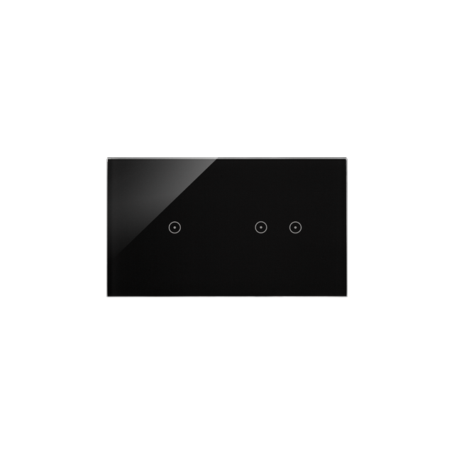 Simon 54 Touch Panel dotykowy S54 Touch 2 moduły 1 pole dotykowe + 2 pola dotykowe poziome zastygła lawa DSTR212/73 KONTAKT