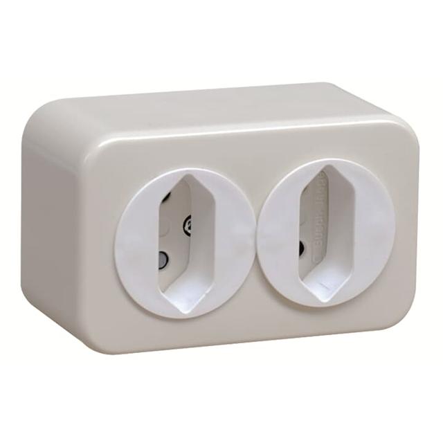 ZE225 Gniazdo sieciowe podwójne