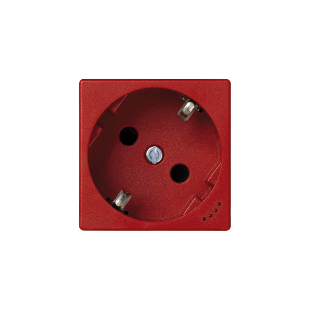 Simon Connect Gniazdo K45 schuko 16A/230V wskaźnik zasilania czerwony KL01/6 KONTAKT