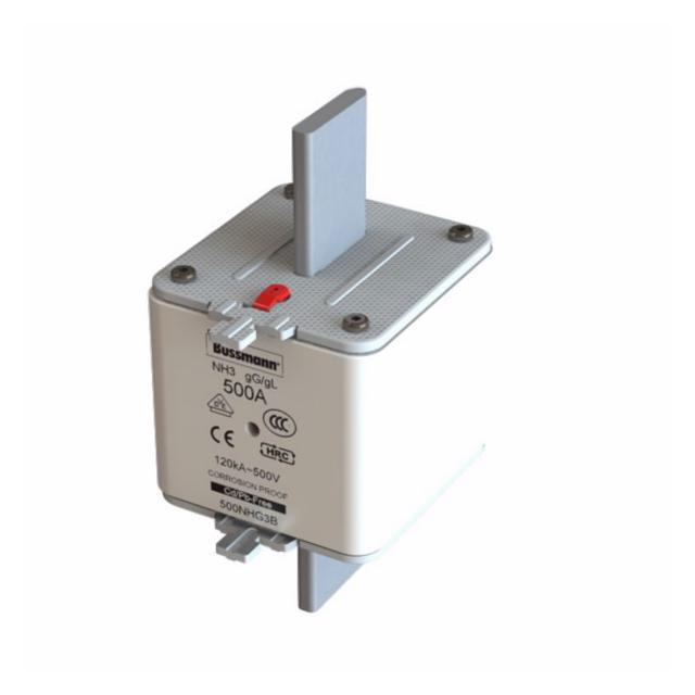NH FUSE 500A 500V GG/GL SIZE 3 Wkładka NH3 500A 500V GL/GG podwójny wskaźnik 500NHG3B EATON