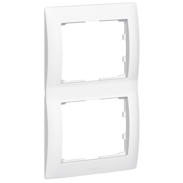 Sistena Life Ramka Arctic Podwójna Pionowa 771006 LEGRAND