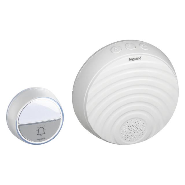 Zestaw Dzwonkowy Bezprzewodowy Comfort 230V - Biały 094254 LEGRAND