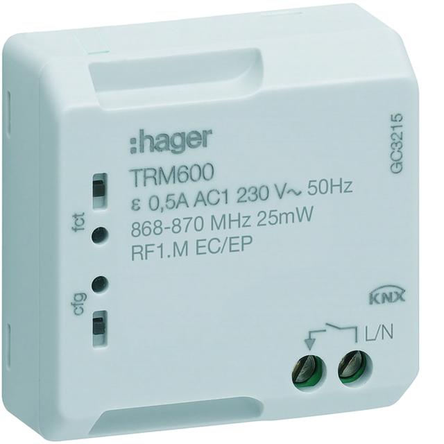 KNX q/e/s Sterownik impulsowy 1-krotny TRM600 HAGER