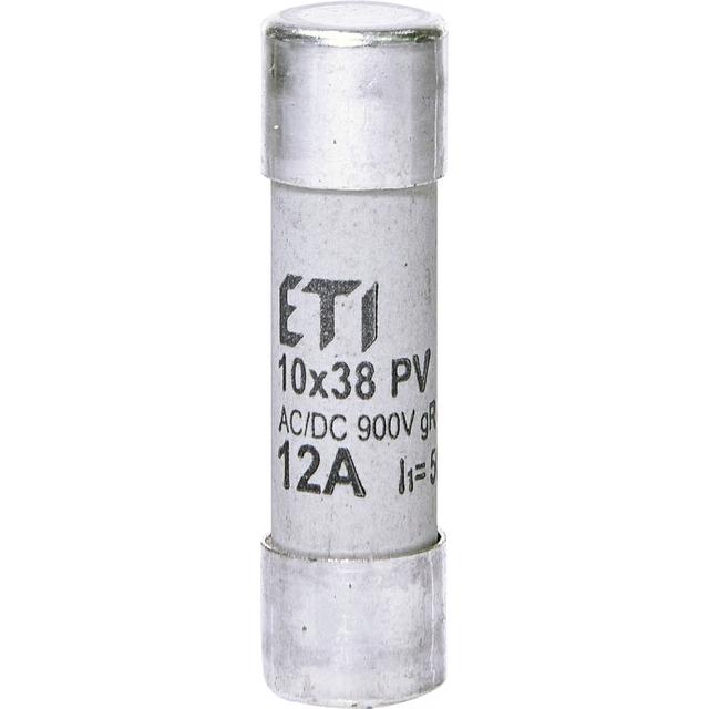 Wkładka topikowa cylindryczna PV gR 900V CH10x38 gR 12A 900V AC DC 002625032 ETI