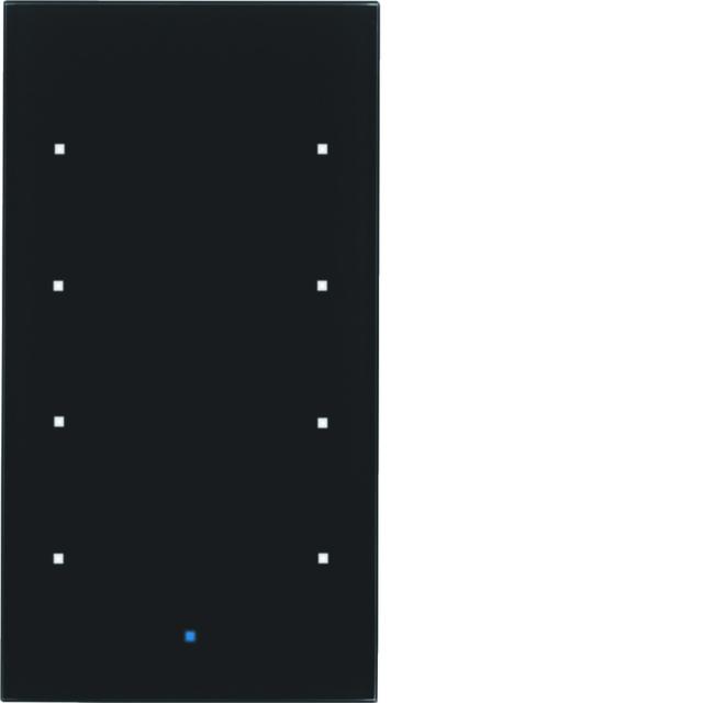 BERKER KNX TS Sensor dotykowy 4-krotny szkło czarne 75144835 HAGER