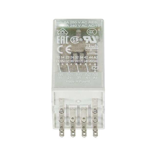 PRZEKAŹNIK CR-M060DC4, A1-A2=60V DC, 4 STYKI C/O 250V/10A, LED