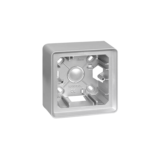 Simon 82 Puszka natynkowa 1-krotna aluminium