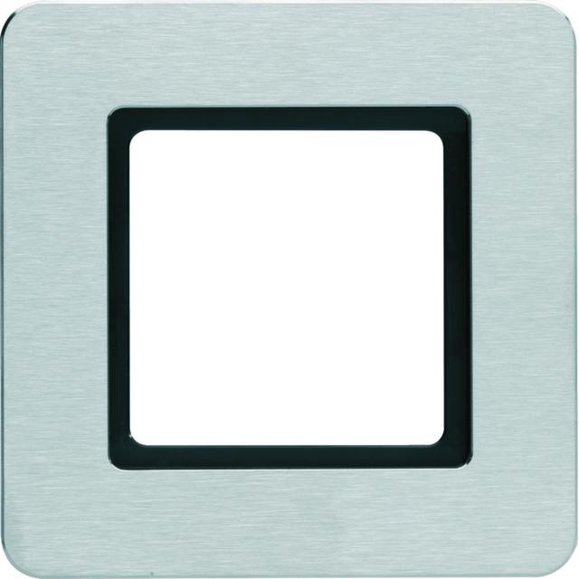 Q.7 Ramka 1-krotna do modułu podświetlenia LED, stal szlachetna 10116183 HAGER