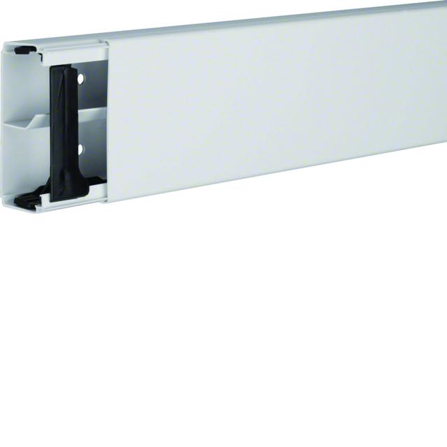 tehalit.LF Kanał elektroinstalacyjny PVC 40x90mm z przegrodą, jasnoszary
