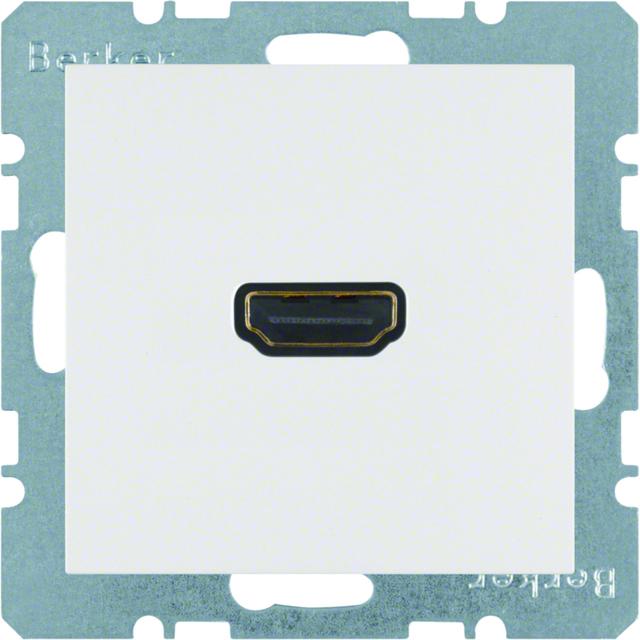 BERKER S.1/B.3/B.7 Gniazdo HDMI biały 3315421909 HAGER